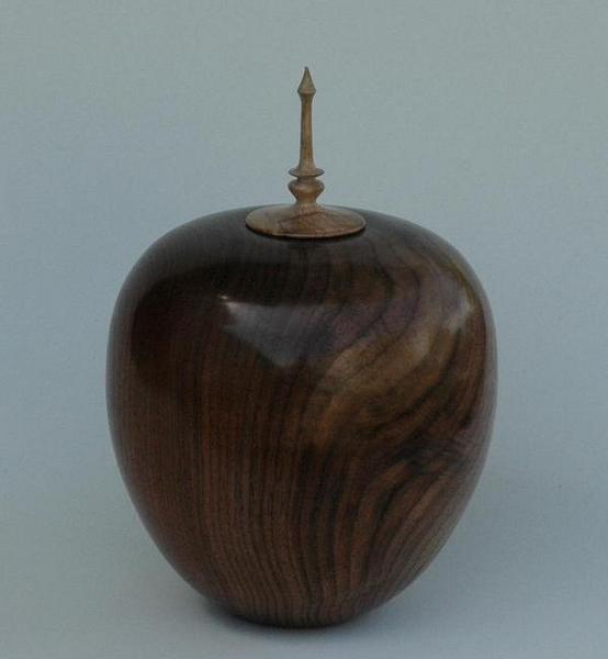 Walnut Lidded Form